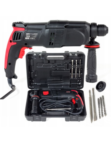 Młot udarowo-obrotowy NAC HE90-LD 900W z systemem mocującym SDS plus 5900607534494