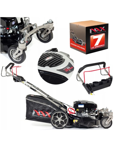 Wszechstronna kosiarka spalinowa NAX 3001S z silnikiem Briggs&Stratton - Kosiarki spalinowe NAX Wszechstronna kosiarka spalinowa NAX 3001S z silnikiem Briggs&Stratton 5902490749832