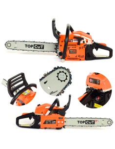 Wygodna piła łańcuchowa spalinowa TOP CUT TC-CST52-40-01AC-V 5905842510883