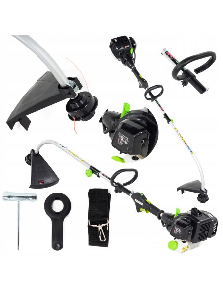 Lekka podkaszarka spalinowa NAC TP248-10SP kosa spalinowa z głowicą żyłkową i pasem 5902067851234