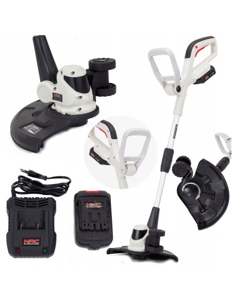 Cicha podkaszarka akumulatorowa NAC TB18-B15-S z teleskopowym drążkiem + akumulator i ładowarka 5907510485264