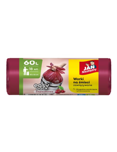 Zapachowe worki na śmieci Jan Niezbędny 60L 18 szt. 5900536357980