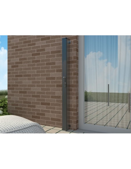 Boczna markiza tarasowa szara Meven 300 x 200 cm 5905842511767 4