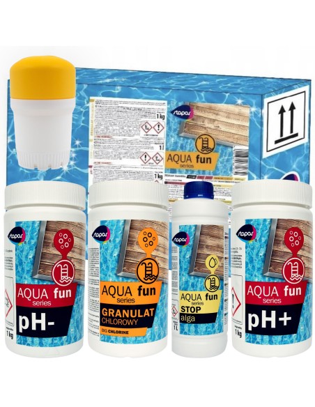 Startowy zestaw do pielęgnacji basenu 5 w 1 Stapar Aqua fun 5902349681832