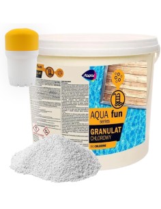 Skuteczny chlorowy granulat do basenu Stapar Aqua fun 3kg + bojka dozująca gratis 5903111621049
