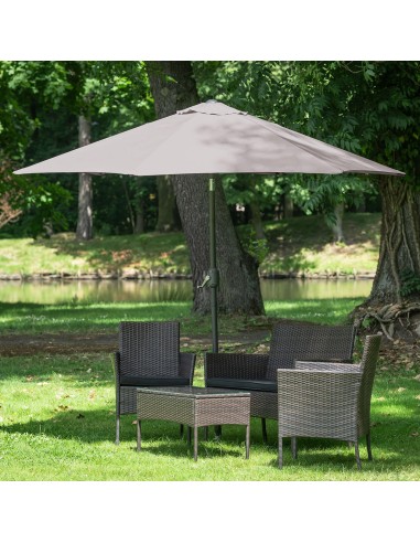 PARASOL OGRODOWY PLAŻOWY ŁAMANY ŚR.210 BEŻOWY 5902490786851 5