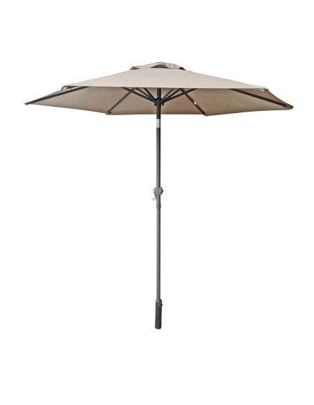 PARASOL OGRODOWY PLAŻOWY ŁAMANY ŚR.210 BEŻOWY 5902490786851