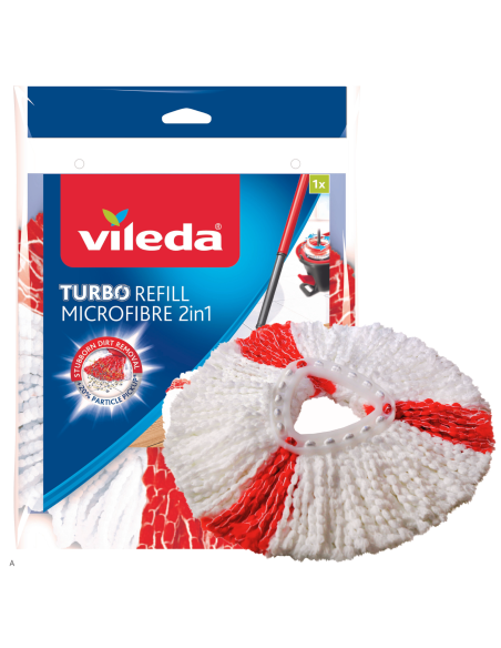 Praktyczny wkład do mopa obrotowego Vileda TURBO 2w1 1 szt. 4023103195189