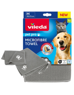 Chłonny ręcznik z mikrofibry dla psa i kota M Vileda Pet Pro 45x70 cm 4023103240247