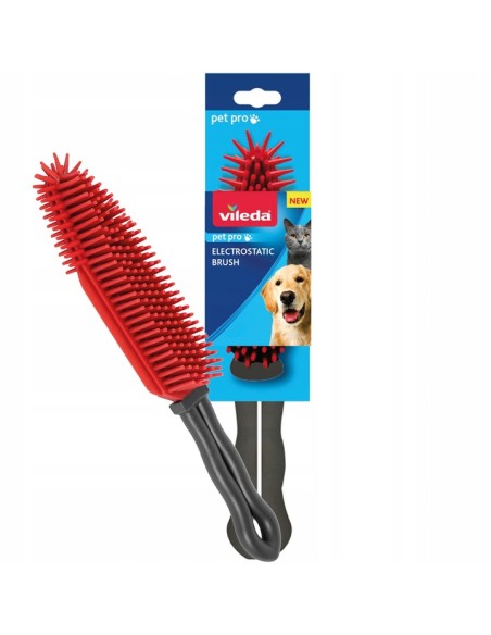 Ergonomiczna szczotka elektrostatyczna do usuwania do sierści i włosów Vileda Pet Pro 4023103240919