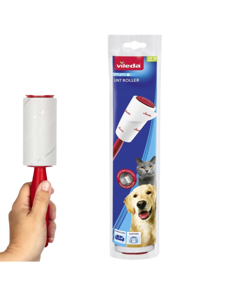 Praktyczna rolka do usuwania sierści, włosów i drobinek brudu Vileda Pet Pro 4023103126251