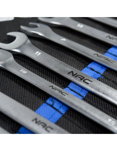 Praktyczny zestaw kluczy płasko-oczkowych NAC 17 szt. 6-22 mm 5902490787605 6