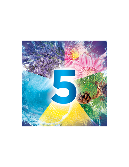 Cytrynowe zawieszki do WC z efektem odświeżacza powietrza Bref Power Aktiv Lemon 6x50g 9000101591965 3