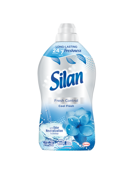 Zmiękczający płyn do płukania tkanin Silan Fresh Control Cool Fresh 1364ml 62 prania - Płyny do płukania Zmiękczający płyn do płukania tkanin Silan Fresh Control Cool Fresh 1364ml 62 prania 9000101583106