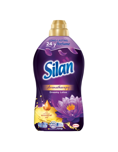 Pachnący płyn do płukania tkanin Silan Aromatherapy Dreamy Lotus 1364 ml 62 prania - Płyny do płukania