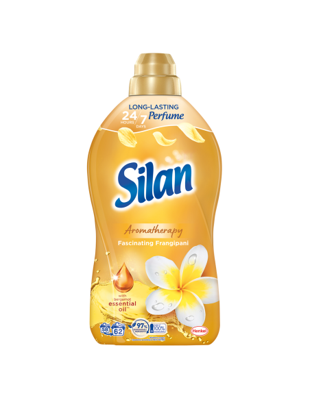 Zmiękczający płyn do płukania tkanin Silan Aromatherapy Fascinating Frangipani 1364 ml 62 prania 9000101582642