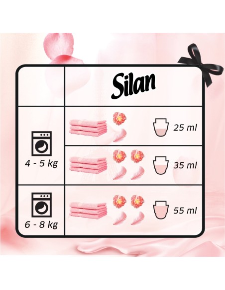 Pielęgnujący płyn do tkanin Silan Supreme Romance 1012 ml 46 prań 9000101579666 4