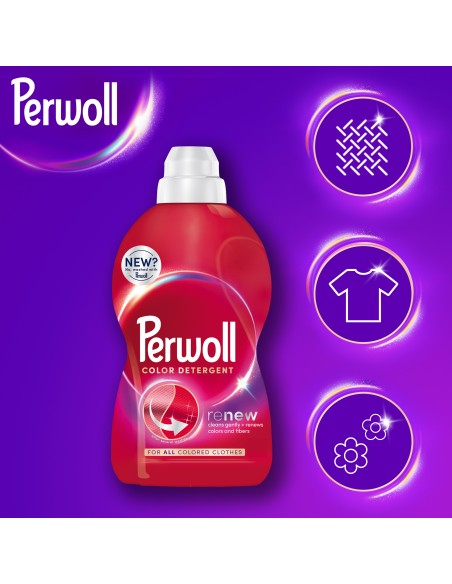 Płyn do prania ubrań kolorowych Perwoll Renew Color 2 x 40 prań + GRATIS - Żele i płyny do prania Płyn do prania ubrań kolorowych Perwoll Renew Color 2 x 40 prań + GRATIS 9000101810479 4