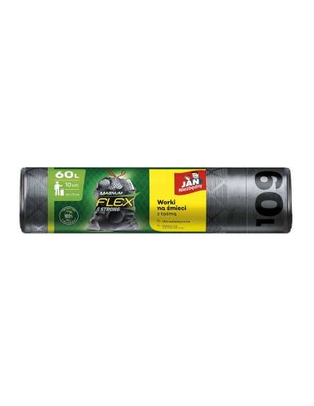 Wytrzymałe worki na śmieci Jan Niezbędny 60L 10 szt. 3x + Zapachowe worki na śmieci Jan Niezbędny 60L 18 szt. 3x 5905718981519 4