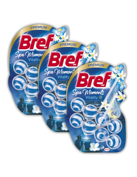 Zapachowe kostki do WC Bref Wellness Vitality 6x50g 9000101587524