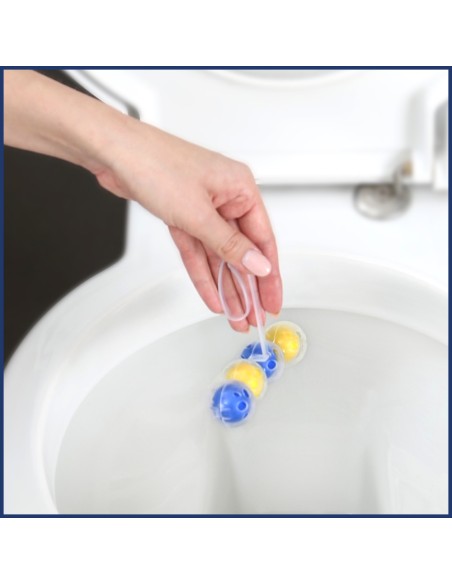 Duży zestaw zapachowych kostek do WC Bref Power Aktiv Mix zapachów 16x50g - Zawieszki i krążki do WC Duży zestaw zapachowych kostek do WC Bref Power Aktiv Mix zapachów 16x50g 9000101309003 10
