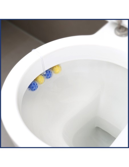Duży zestaw zapachowych kostek do WC Bref Power Aktiv Mix zapachów 16x50g - Zawieszki i krążki do WC Duży zestaw zapachowych kostek do WC Bref Power Aktiv Mix zapachów 16x50g 9000101309003 11