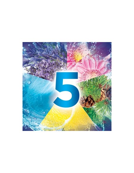 3x Pachnące kostki do toalety Bref Power Aktiv Mix Sosna + Lawenda 12x50g 9000101317077 4