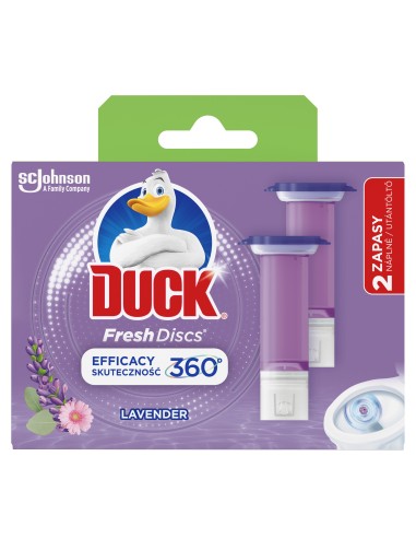 Zapachowe krążki żelowe do WC Duck Fresh Discs Zestaw startowy + Zapas 5000204996319 2