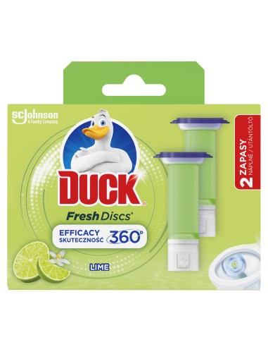 Odświeżające krążki żelowe do WC Duck Fresh Discs Zestaw startowy + Zapas 5000204608618 2