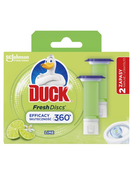 Odświeżające krążki żelowe do WC Duck Fresh Discs Zestaw startowy + Zapas - Zawieszki i krążki do WC Odświeżające krążki żelowe do WC Duck Fresh Discs Zestaw startowy + Zapas 5000204608618 2
