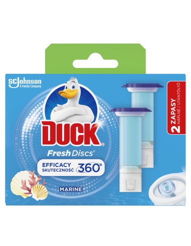 Morskie krążki żelowe do WC Duck Fresh Discs Zestaw startowy + Zapas 5000204608588 2