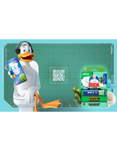 Pachnący zestaw do czyszczenia toalet Duck Garden Escape zestaw startowy + żel 750ml 5000204345148 13