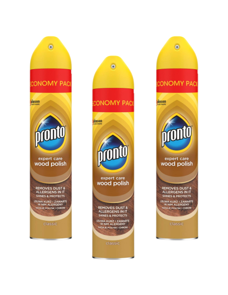 Chroniący aerozol do mebli drewnianych Pronto® Expert Care Classic 3 x 300 ml 5000204922547