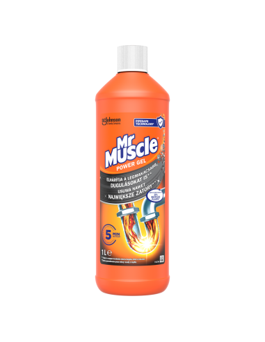 Udrażniający żel do rur Mr Muscle® Power Gel 2 x 1000 ml 4000290968338 2