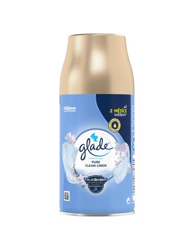 Wygodny odświeżacz powietrza automatyczny Glade® automatic spray - Pure Clean Linen + zapas 5000204073836 6