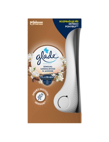 Funkcjonalny automatyczny odświeżacz powietrza Glade® sense & spray™ - Sensual Sandalwood & Jasmine + zapas 5000204075236 2