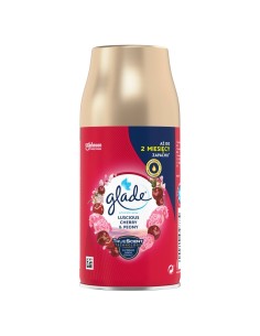 Wkłady do automatycznego odświeżacza powietrza GLADE Automatic Spray o zapachu Luscious Cherry & Peony 3 x 269 ml 5000204958874 2