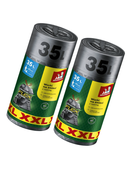 Elastyczne worki na śmieci Jan Niezbędny 35L 2 x 30 szt. 5900536353470