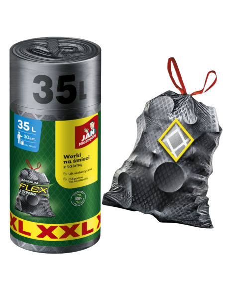 Elastyczne worki na śmieci Jan Niezbędny 35L 2 x 30 szt. 5900536353470 2