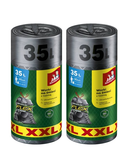 Elastyczne worki na śmieci Jan Niezbędny 35L 2 x 30 szt. 5900536353470 4