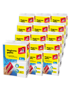 Duży zestaw magicznych gąbek Jan Niezbędny, 15 x dwupak 5900536235417