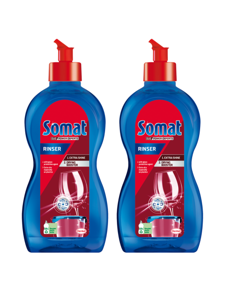 Przyśpieszający wysychanie nabłyszczacz do naczyń Somat 2 x 500 ml 9000101072990