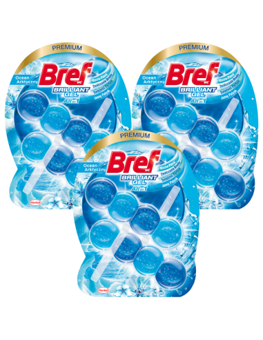 Oceaniczna zawieszka do WC BREF Brilliant Gel Ocean Arktyczny 6 x 42 g 9000101509397