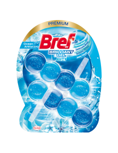 Oceaniczna zawieszka do WC BREF Brilliant Gel Ocean Arktyczny 6 x 42 g 9000101509397 2