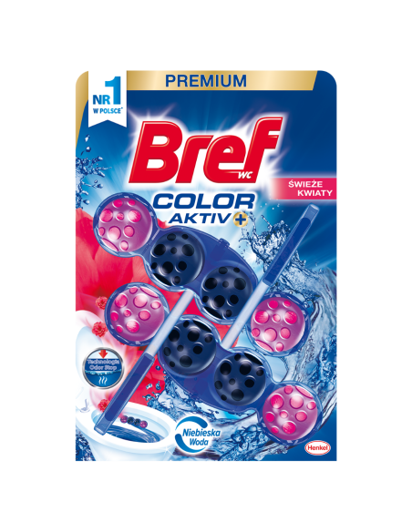 Czyszcząca zawieszka do toalety Bref Color Aktiv 6x50g 9000101028652 2