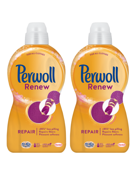 Naprawiający włókna płyn do Prania Perwoll Renew Repair 2x1,97l - Żele i płyny do prania Naprawiający włókna płyn do Prania Perwoll Renew Repair 2x1,97l 9000101578355