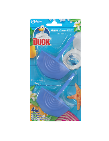 Duży zestaw kolorujących wodę zawieszek do toalet Duck Aqua 4w1 24x38g 5000204323832 2