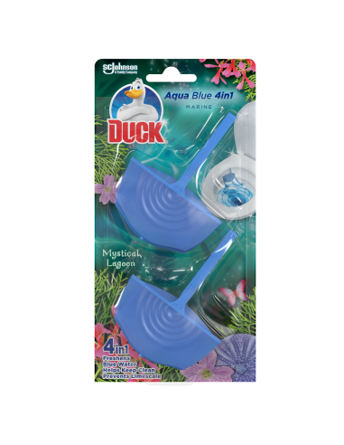 Duży zestaw kolorujących wodę zawieszek do toalet Duck Aqua 4w1 24x38g 5000204323832 5