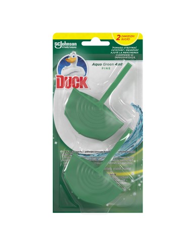 Duży zestaw kolorujących wodę zawieszek do toalet Duck Aqua 4w1 24x38g 5000204323832 9