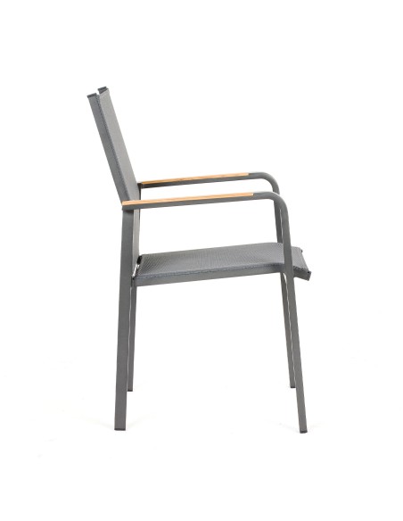 Stylowy zestaw mebli ogrodowych Kingston Meven - stół rozkładany + 4 krzesła 5905842515581 12